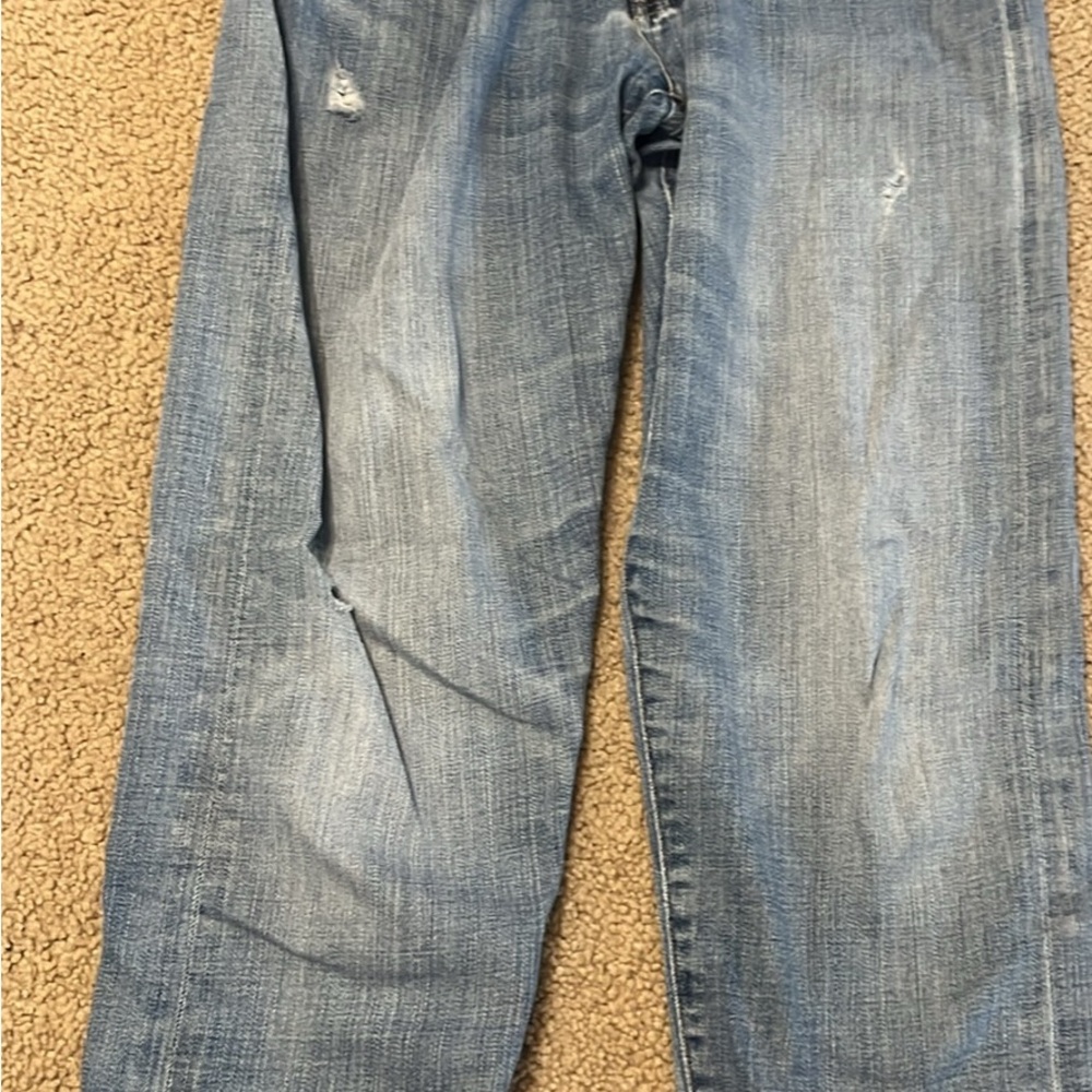 Lucky Brand Slim Fit Distressed Blue Jeans